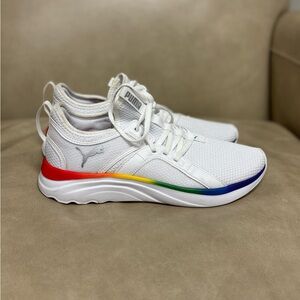 Gently used Puma athletic shoes